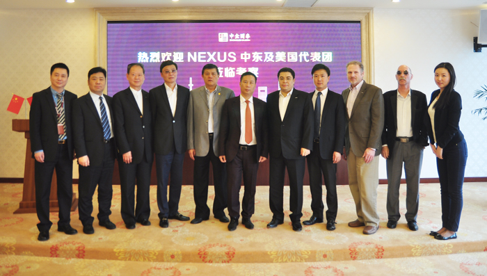 NEXUS中東及美國代表團到中金國泰考察訪問