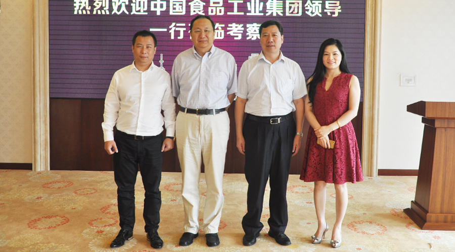 中國食品工業(yè)（集團(tuán)）公司蔡永峰總經(jīng)理來訪中金國泰集團(tuán)